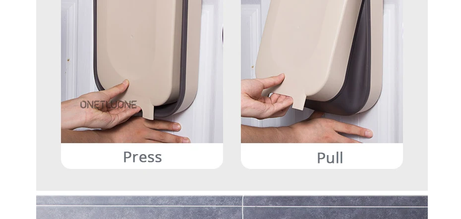 Мусорное ведро, Кухонное настенное мусорное ведро, складные мусорные ящики 8л, мусорное ведро большой емкости, мусорное ведро для автомобиля