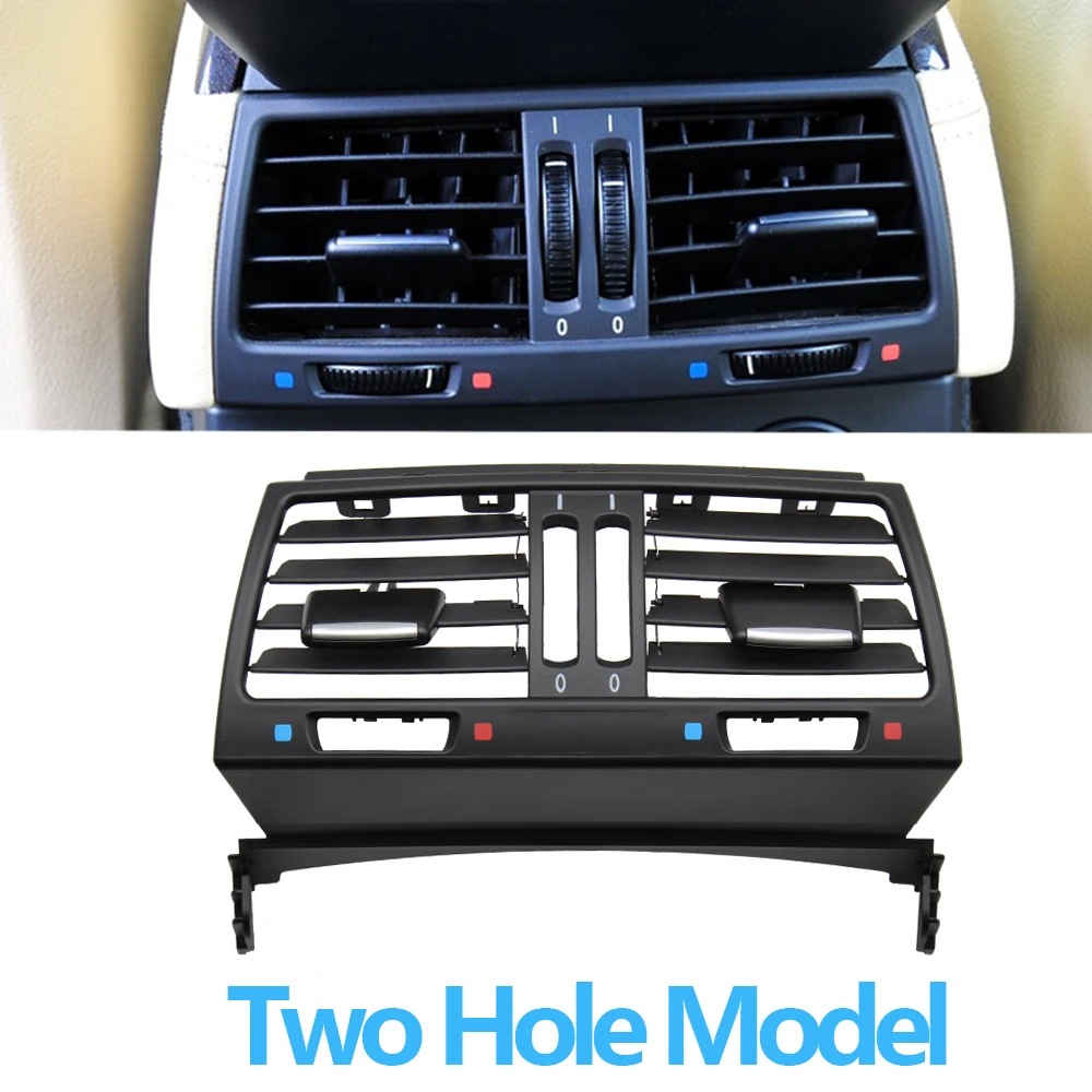 

LHD RHD Автомобильный задний свежий кондиционер, вентиляционная решетка переменного тока, крышка для BMW X5 X6 E70 E71 E72 2007-2013