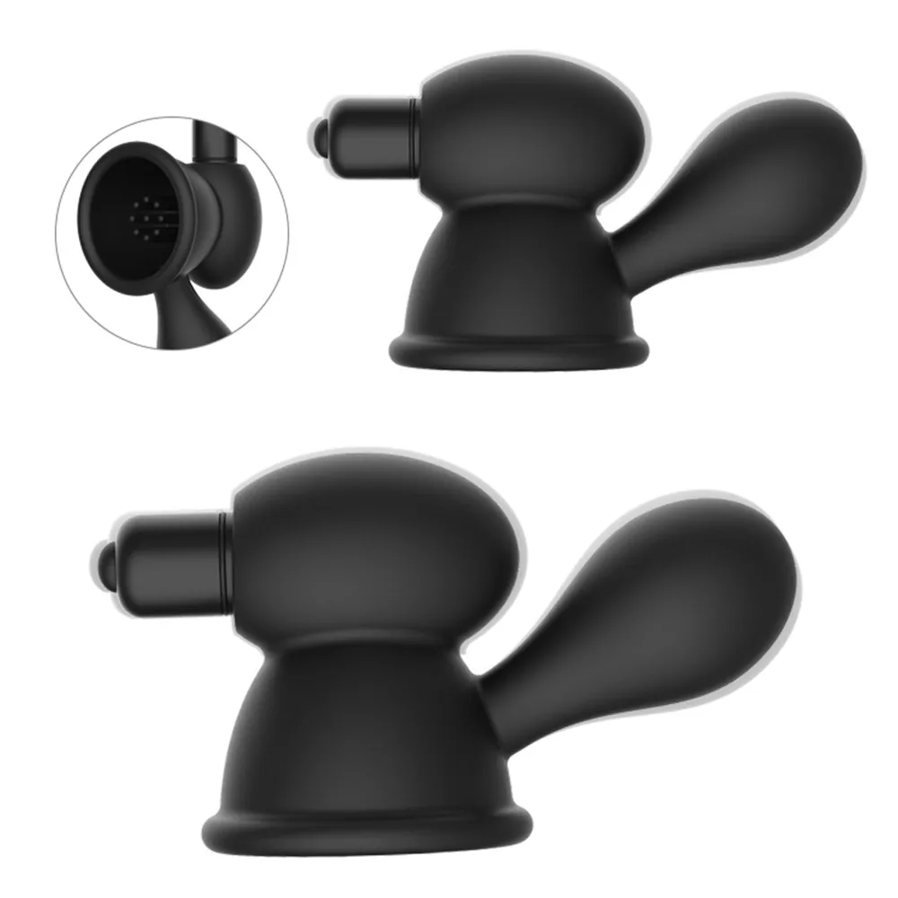 Nipple Sucker Vibrating Breast Pump Powerful Bullet Vibrator Stimulator Clit Teasers Suck Cup Massager for Female | Красота и