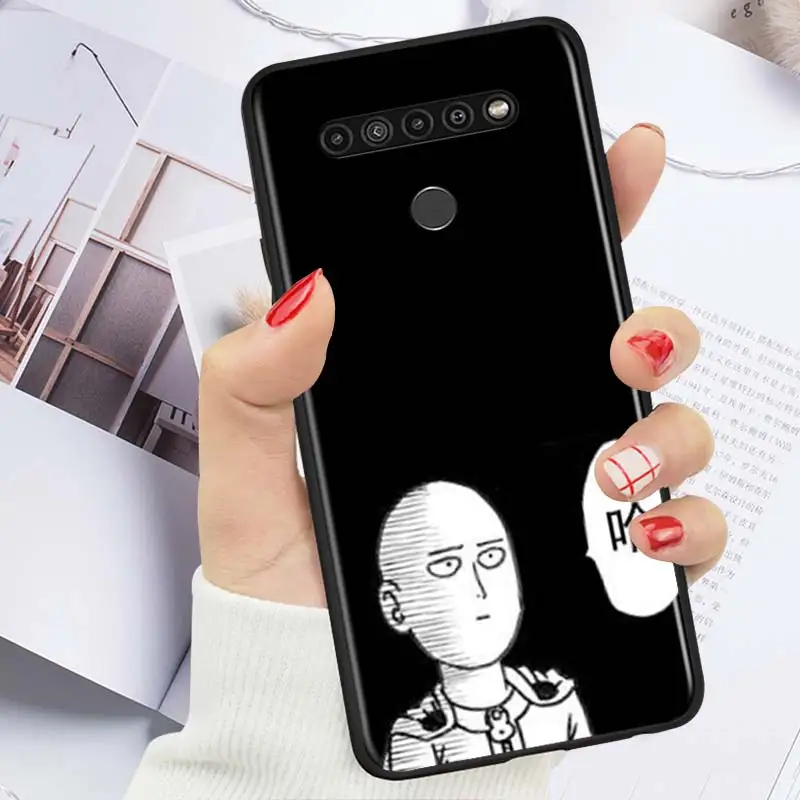 

Cartoon Anime One Punch For LG K92 K42 K22 K71 K61 K51S K41S K30 K20 2019 Q60 V60 V50 S V40 V30 G8S G8 X ThinQ Phone Case