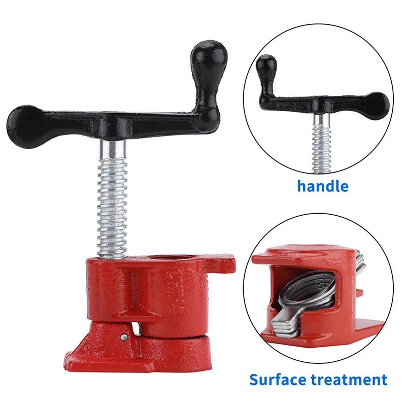 1/2&quot Heavy Duty Pipe Clamp Woodworking Wood Gluing Clip 1/2 inch Fixture Carpenter Tools | Инструменты