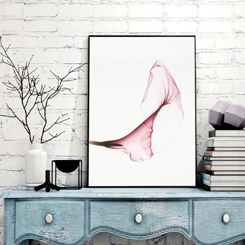 

Elegant And Simple Style Morning Glory Abstract Oil Painting Watercolor Art Painting Frameless For Living Room Decoration