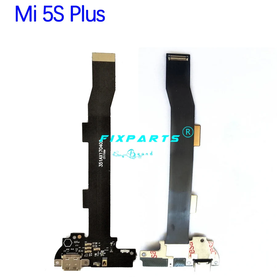 for Mi5 MI 5S Plus 5X Charging Port Flex Cable Replacement Parts USB Dock Charger For Xiaomi Mi5S | Мобильные телефоны и