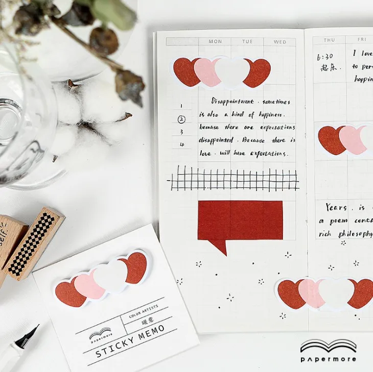 Милый милый блокнот с цветными рисунками для художников клейкая бумага