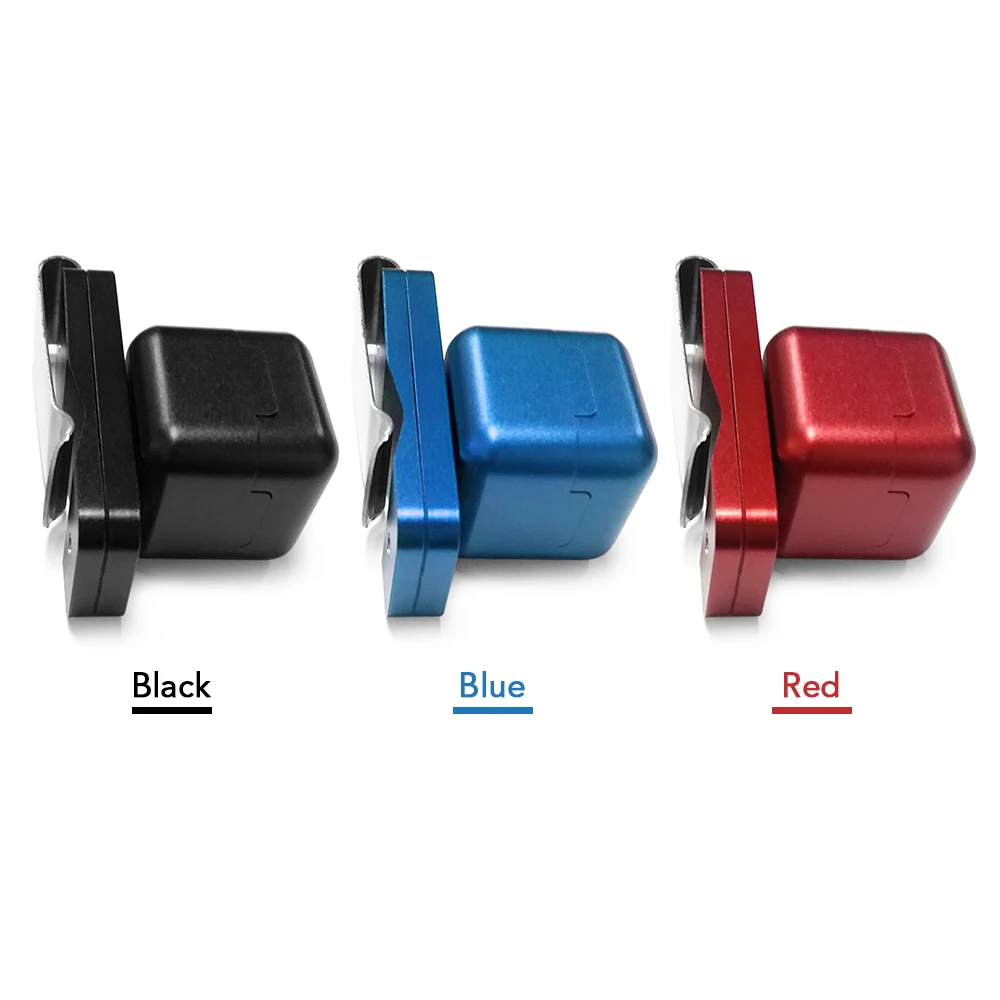 

Portable Cue Chalk Case Aluminum Alloy Cue Tip Chalk Holder Billiard Pool Chalks Carrier Case Box Billiard Accessories