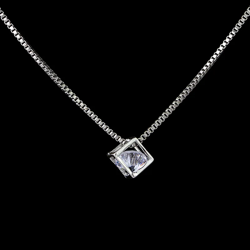 ECHSUN bijoux femme 2020 acessórios feminino кулон микро набор Циркон воротник цепочка Ювелирные