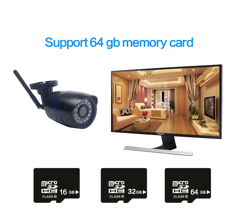 Wifi ip-камера 720P 1080P 5MP Беспроводная tf-карта, ip-камера безопасности, наружная камера Bullet CamHi Keye P2P Onvif для видеонаблюдения, домашняя камера безопасности