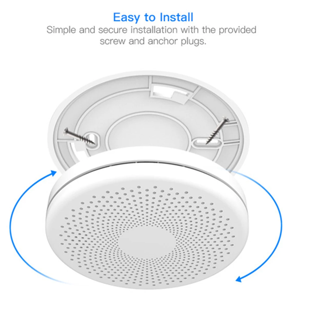 Датчик дыма Tuya CO датчик угарного газа пожарная сигнализация Smartlife домашняя |