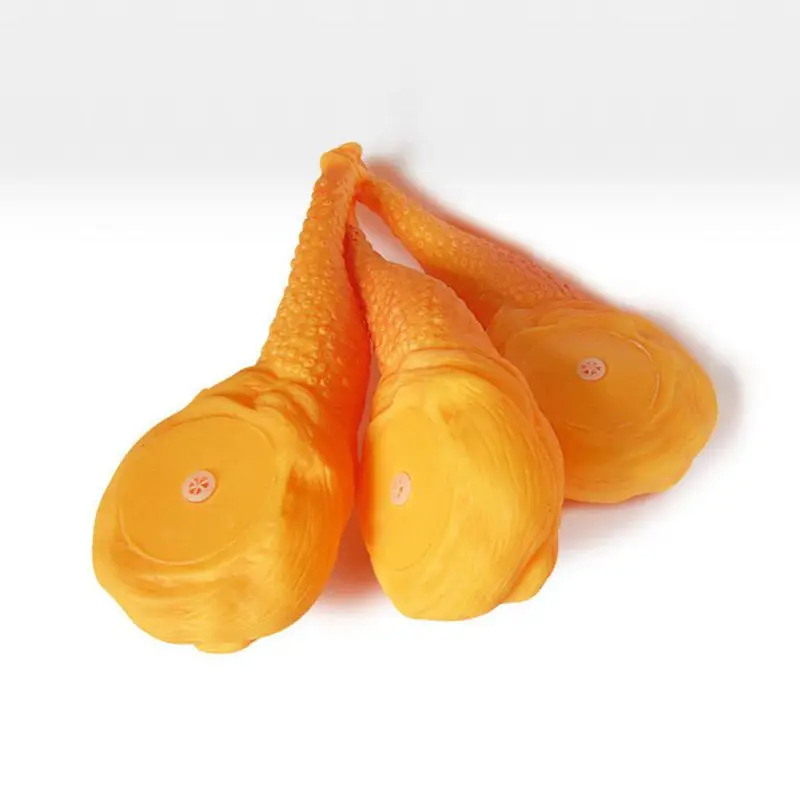 Dogs Chew Toy Pets Squeak Toys Teddy Cleaning Teeth For Small Medium And Large Dog Duck Leg Drumstick Shape T | Дом и сад