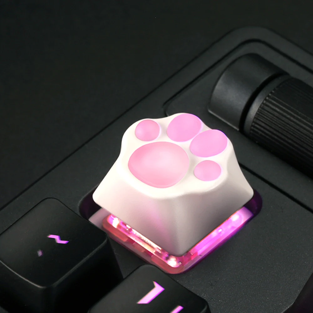 Симпатичная мягкая металлическая крышка для клавиатуры с кошачьими крапанами