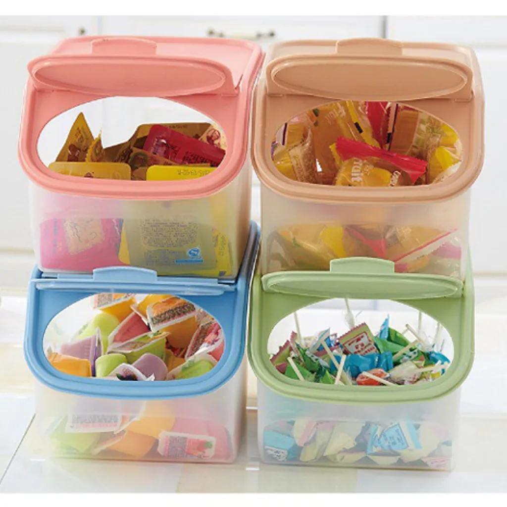 Контейнер для хранения зерна большой емкости Кухонный пищи риса красивый