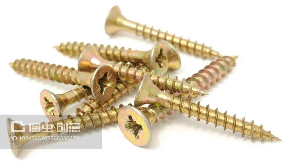 Цветные цинковые + Твердые волоконные гвозди для стен крестовые саморезы с