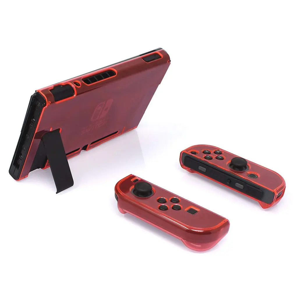 Жесткий защитный чехол из поликарбоната для Nintendo Switch NS съемный прозрачного