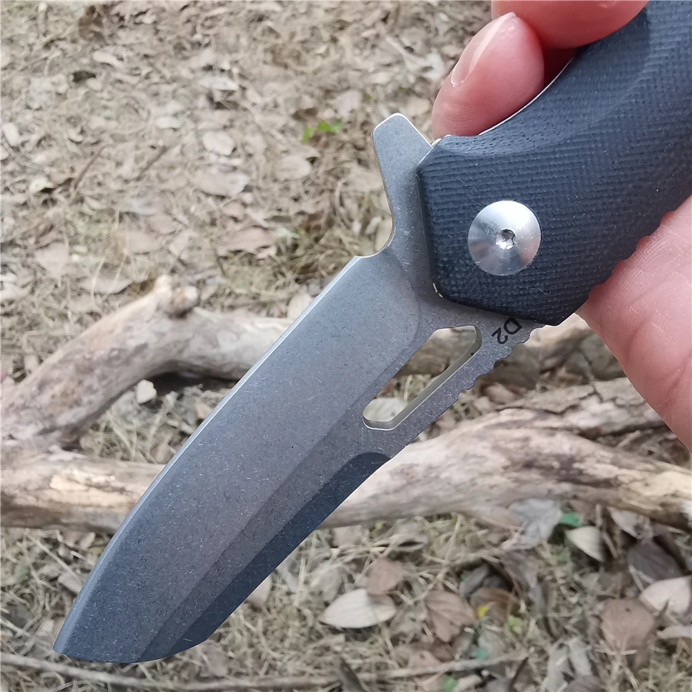 Складной нож с лезвием D2 и рукояткой G10 многофункциональные карманные ножи для