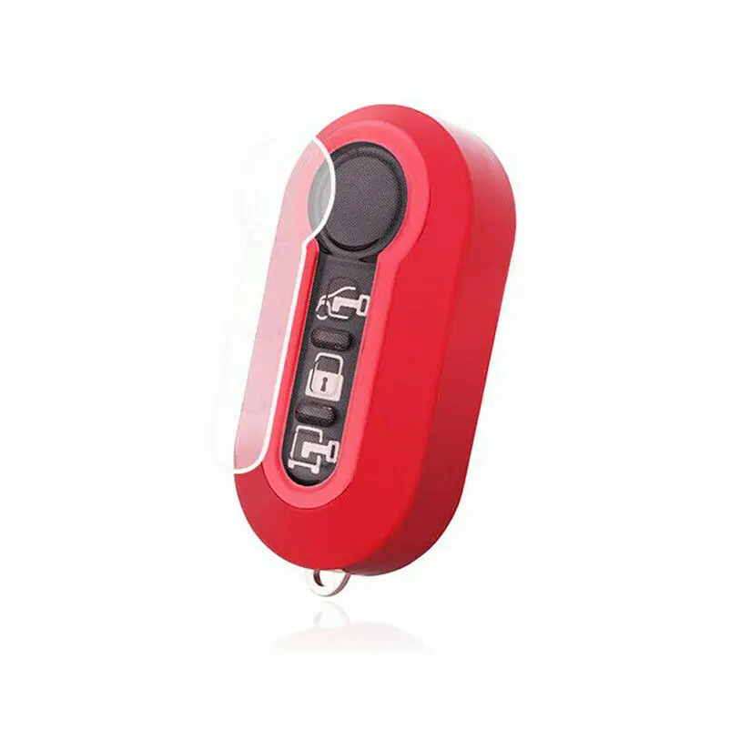 Чехол для автомобильного ключа из ТПУ с 3 кнопками 1 шт. чехол Fiat 500 Panda Punto Lancia Musa