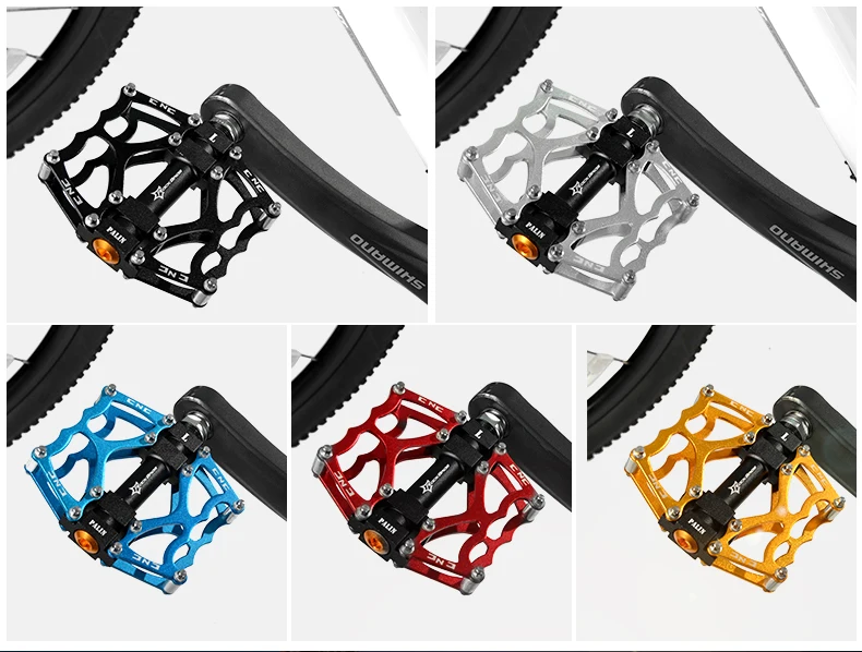 ROCKBROS, сверхлегкие, профессиональные, высокое качество, MTB, горный, BMX, велосипедные педали, Велоспорт, герметичный подшипник, педали, педали, 5 цветов