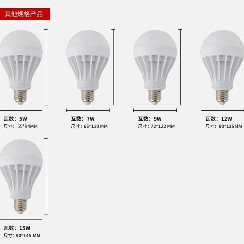

LED bulb lamp E27 screw mouth highlight energy saving home lighting imitation ceramic bulb plastic warm light 3W 5W 7W 9W 12W15W