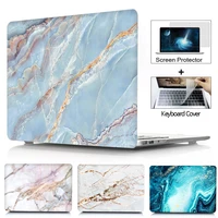 new laptops 2020 case for macbook pro air 13 16 15 12 11 m1 touch id a2337 top 1 marble hard shell cover sleeve accessories