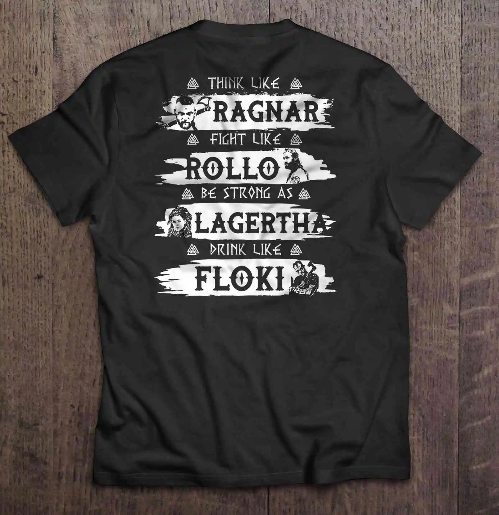 Как Ragnar Fight Like Rollo Be Strong As Lagertha Drink Floki Vikings Version футболки | Мужская одежда