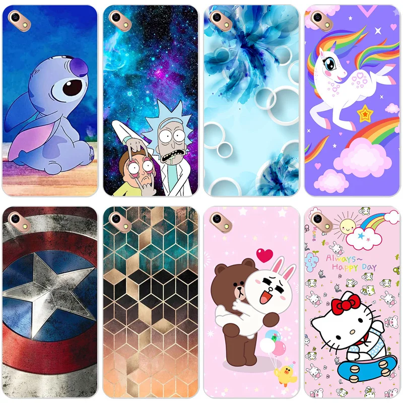 Силиконовый Печатный чехол для телефона Wiko Sunny 2 Plus Чехлы мягкие из кожи TPU на