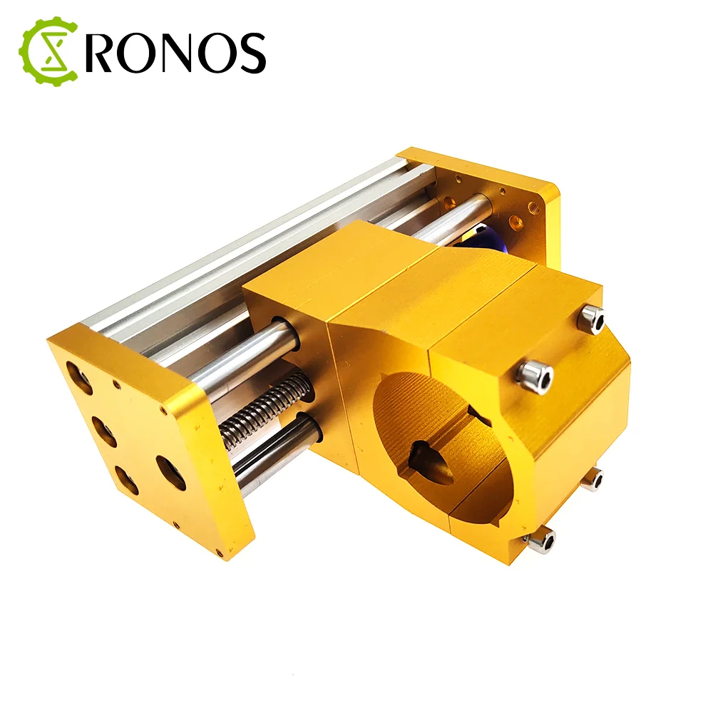 

2060V 65mm Stroke Aluminium Profile Z-Axis Screw Slide Table Linear Actuator Kit for CNC Router 52mm Clamp