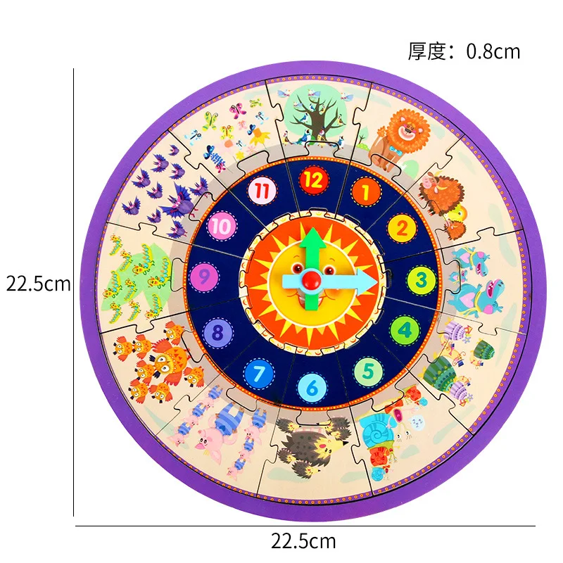 Новые новые цифровые часы 3D Строительная головоломка для мальчиков и девочек
