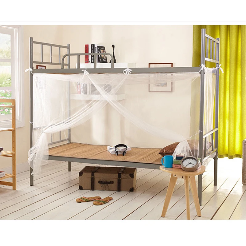 Профессиональная белая москитная сетка четыре угла кровать контроль насекомых