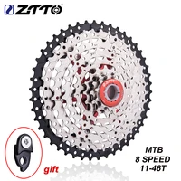 ztto mtb 8 speed 11 46t cassette 8s 46t freewheel mountain bike bicycle parts cassette 8 speed 42t wide ratio for tx35 and m310