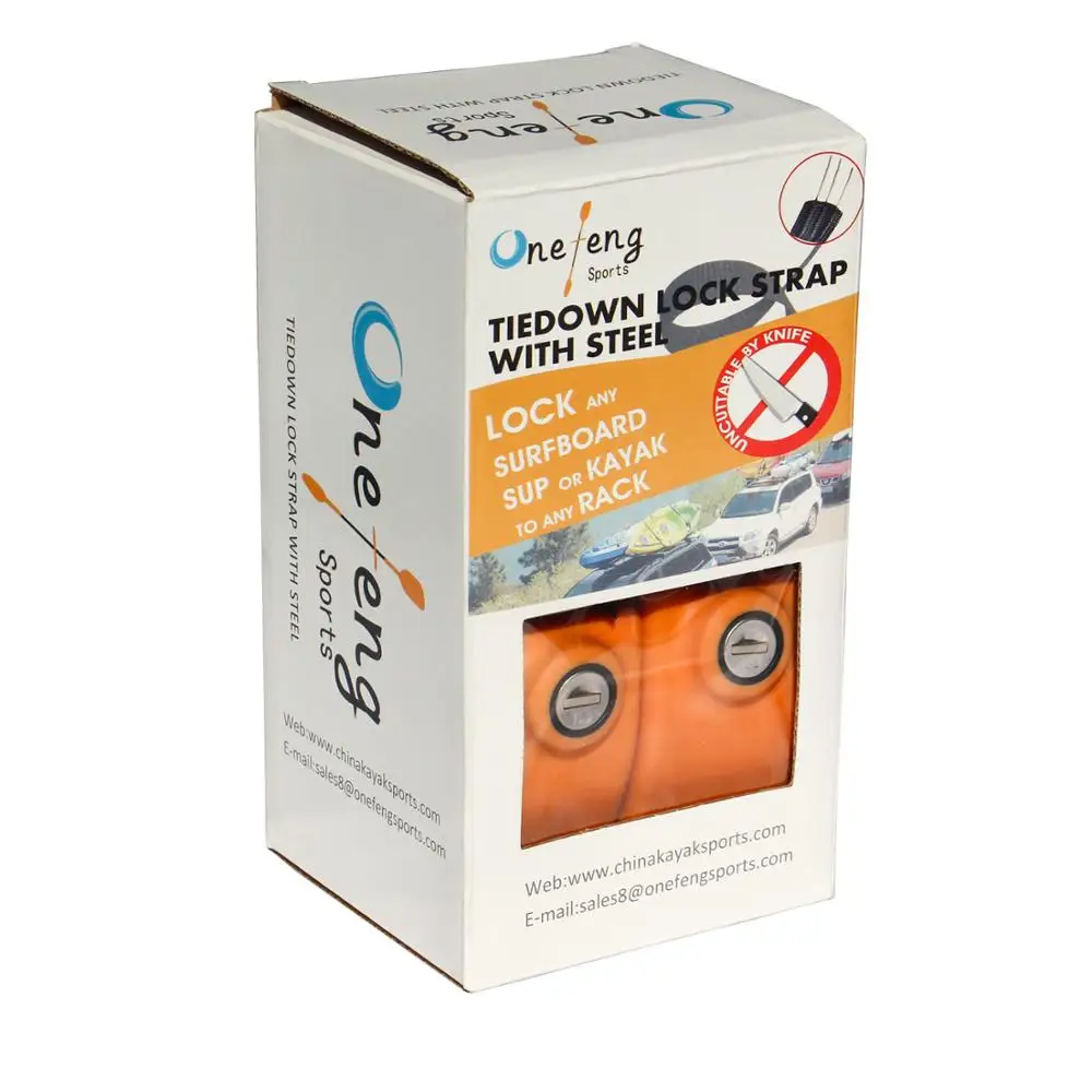 

Onefeng Sports Lockable Tie Down Strap 3 Stainless Steel Cables 1 Pair Anti-Theft with 2 Keys for Trailer Orange Rubber Coat