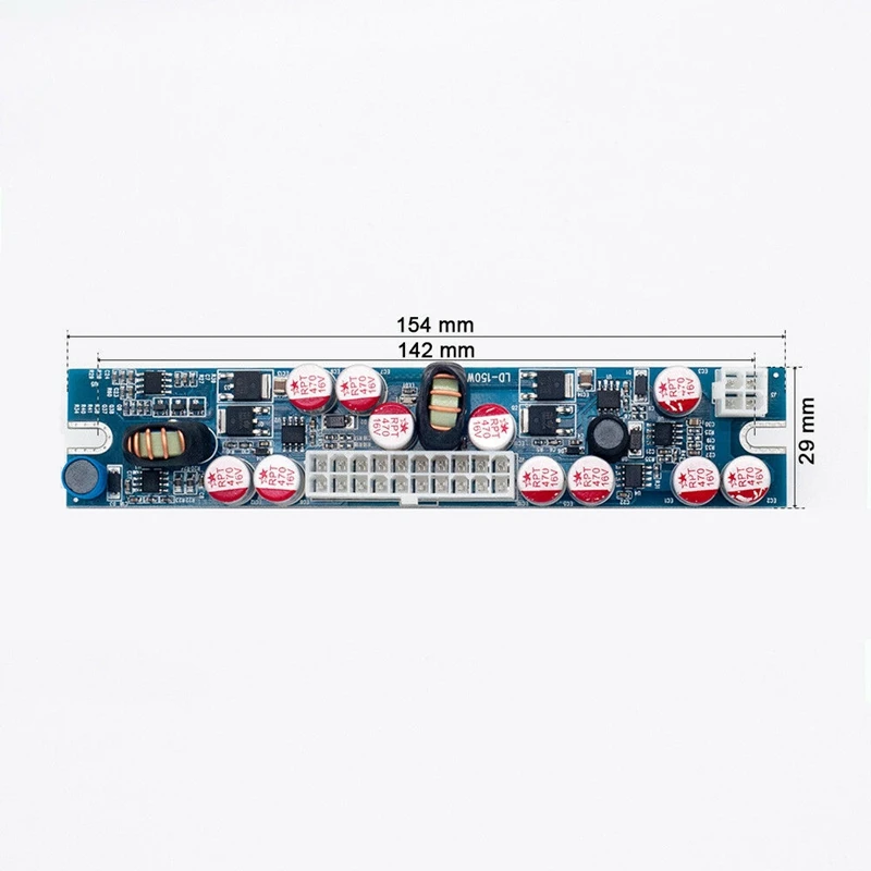 Постоянного тока в переменный блок питания Atx 19V 150W 24Pin БП ПК Mini ITX Мощность модуль