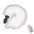 Анальный вибратор с лисий хвост Анальная пробка Дистанционное Управление анальный расширитель для Для женщин мужчин взрослых Косплэй аксессуары Вибрирующая Анальная пробка