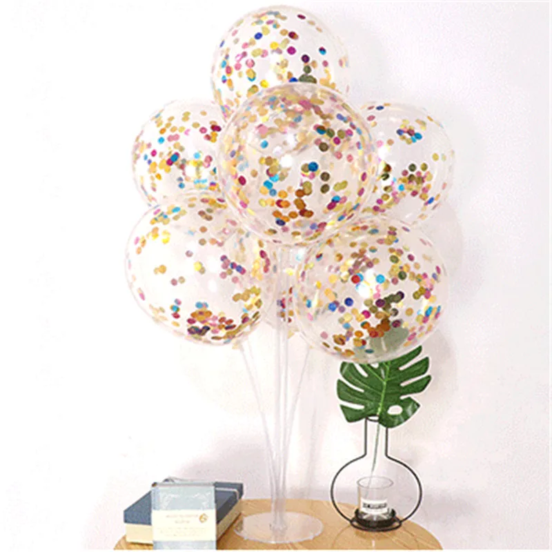 15 шт. прозрачный воздушный шар &quotКонфетти&quot гелий Baby Shower детский день рождения