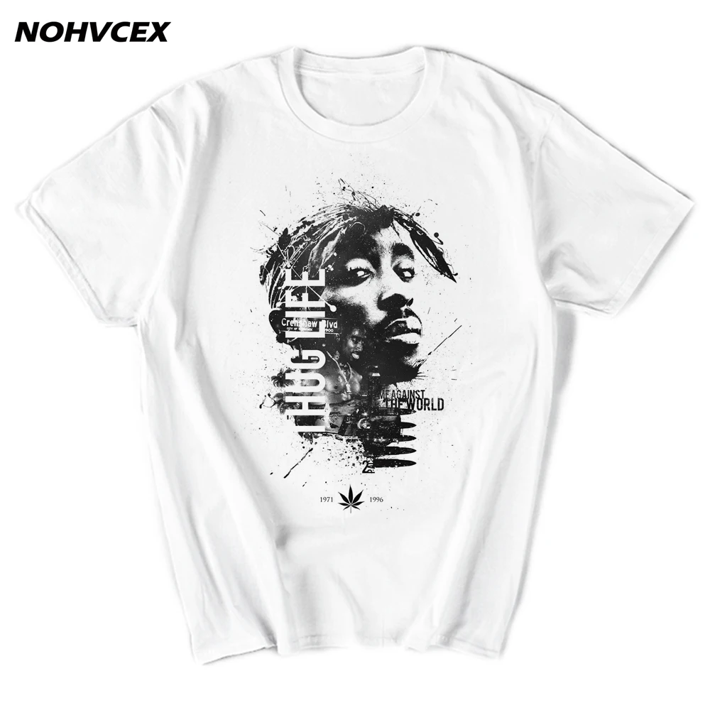 Футболка Tupac 2pac для мужчин и женщин модная рубашка в стиле хип-хоп рок с коротким