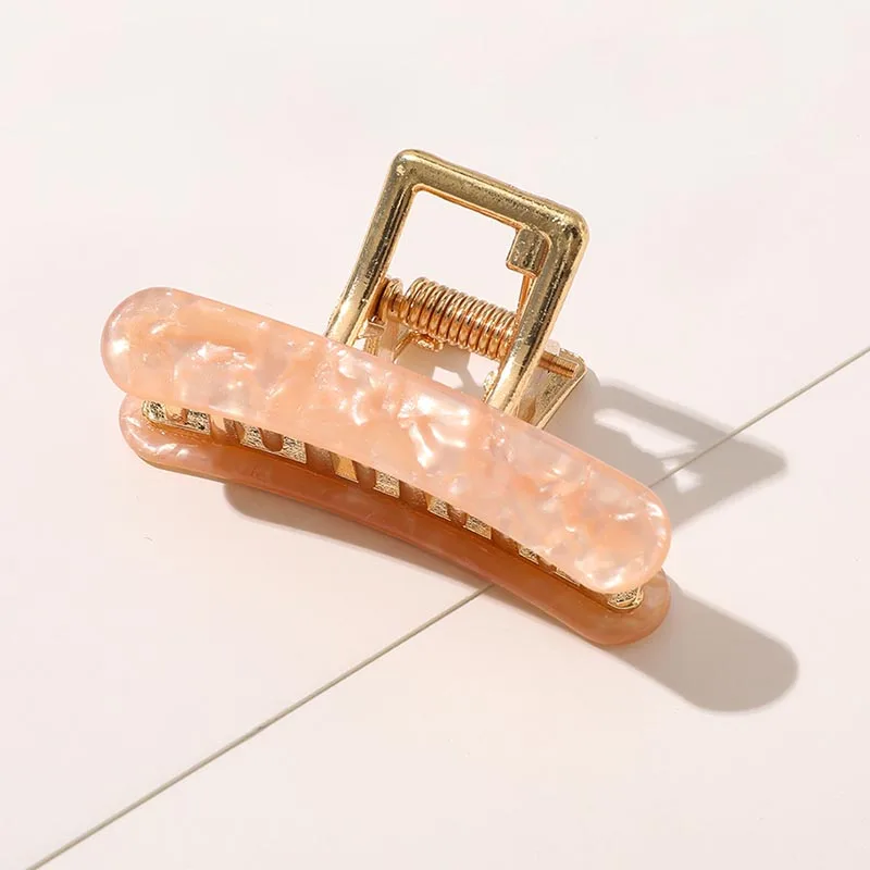 

1PC 5CM Acetate Vintage Hair Claw Clip Women Girls Shinny Hairpin Barrette Small Hair Crab Clamps Hairgrip Hair Accessories