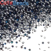 0 6 0 8mm 1set high quality two tone shining nail art caviar nonporous beads glass micro ball diy decorations