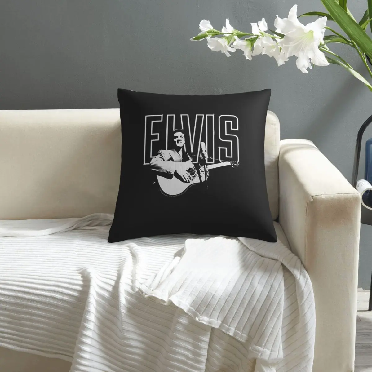 

Elvis Presley pillowcase printed cushion cover sofa waist pillow pillow cover