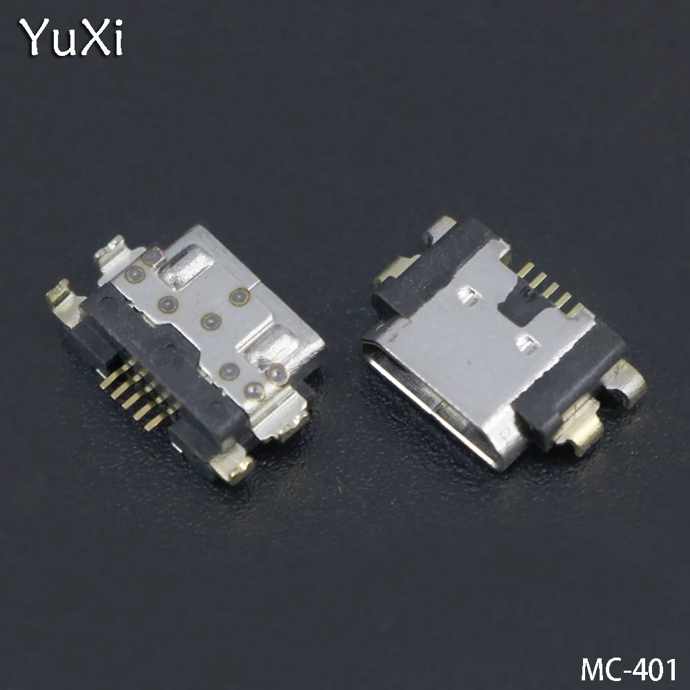 YuXi 50 шт. для ZTE B2015 blade v6 plus V7 LITE V8 micro usb зарядный разъем док станции|Соединители| |