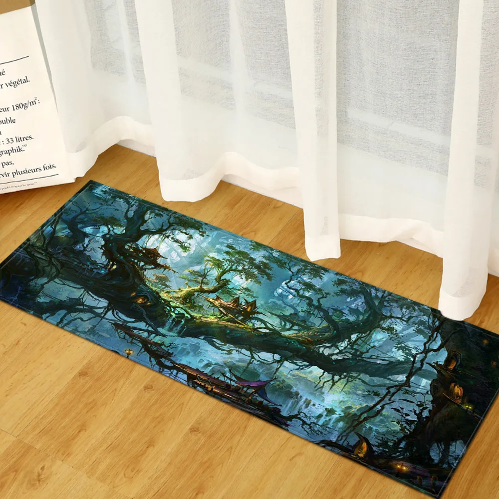 Скандинавский коврик для кухни спальни входной Коврик прихожей напольный с 3D