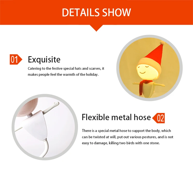 Чучело ночной Светильник перезаряжаемый СВЕТОДИОДНЫЙ Ночник детская комната Детская лестница Детский Рождественский подарок украшения для спальни домашний декор