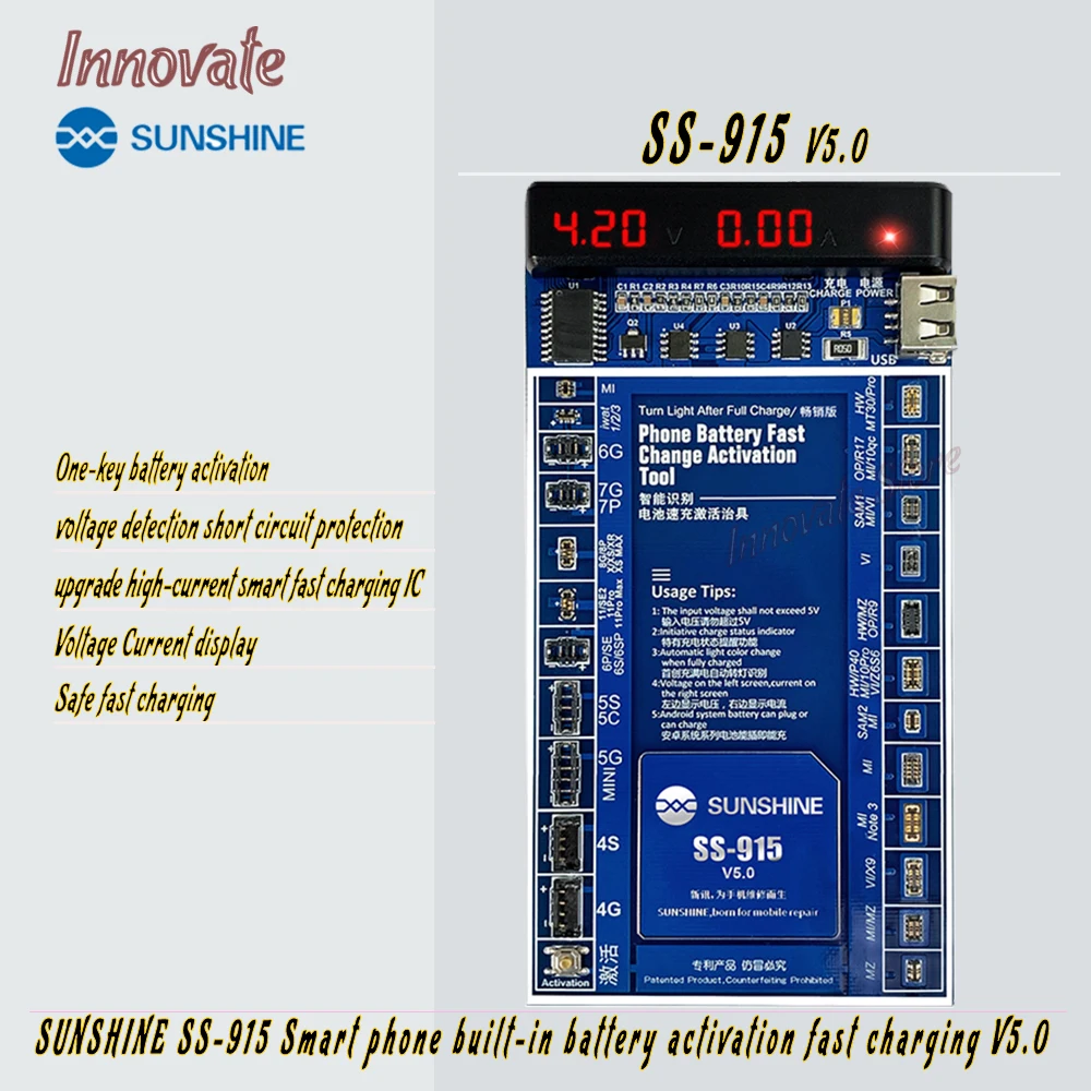 SS-915 смартфон со встроенной батареей быстрая зарядка применяется для всех