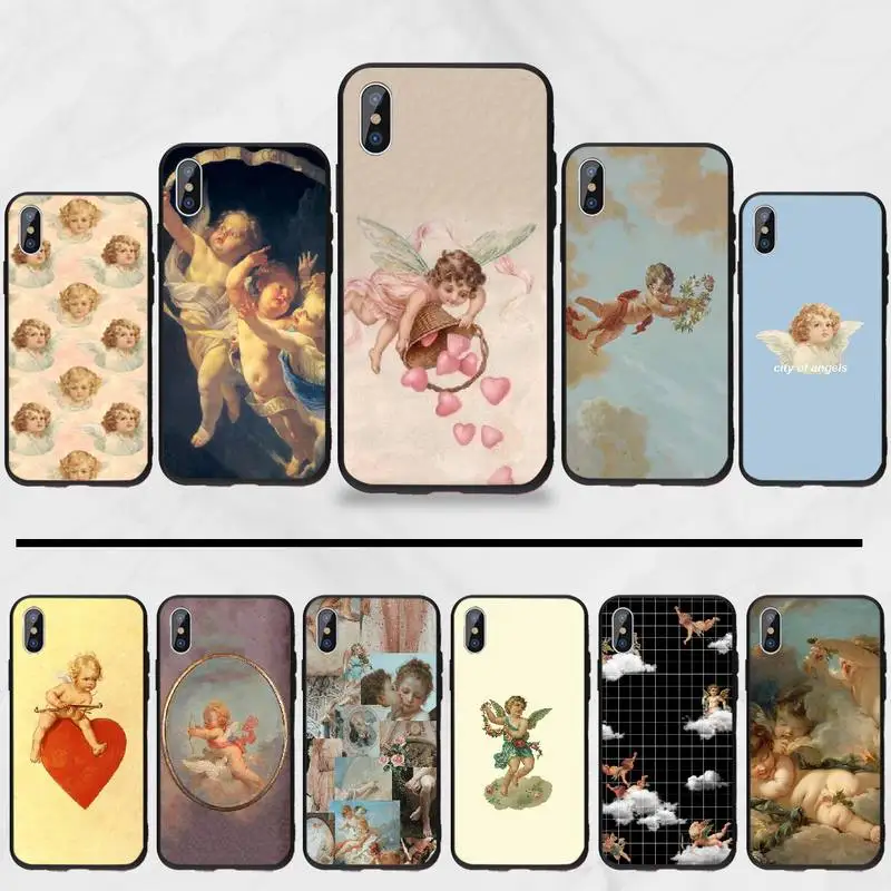 Ренессанс ангелы искусство милая картина клиент высокое качество телефон чехол