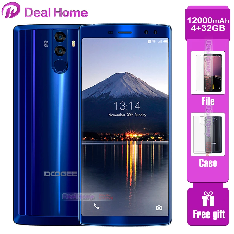 DOOGEE BL9000 смартфон 6 ГБ 64 Гб Helio P23 Восьмиядерный 5V5A флэш-зарядка 9000 мАч Беспроводная зарядка 5,9" FHD+ Android 8,1