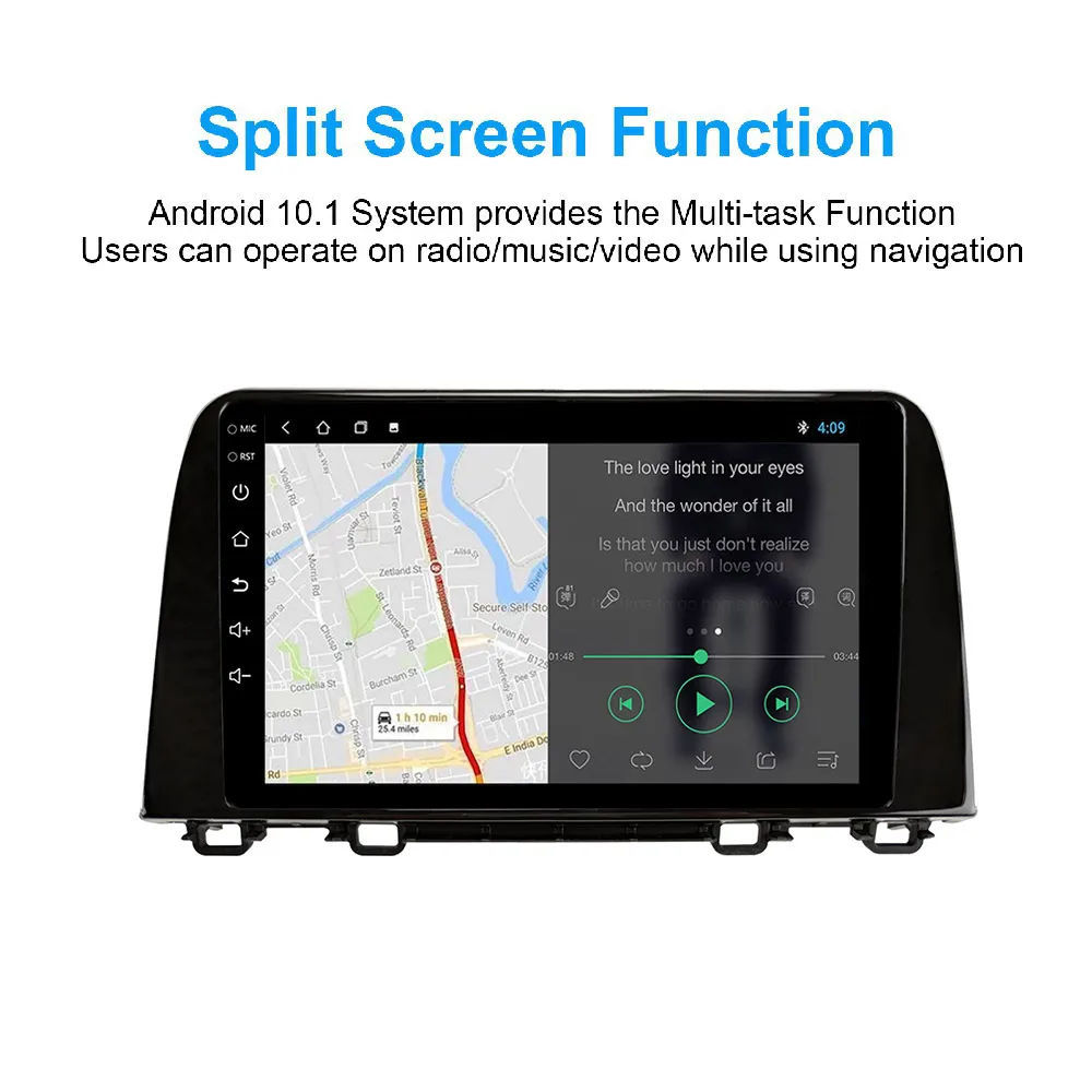 2G+32G DSP Android 10 Car Radio for Honda CRV 2017 2018 2019 Multimedia 1080P Mirror Link RDS FM AM GPS Navigation IPS Screen
