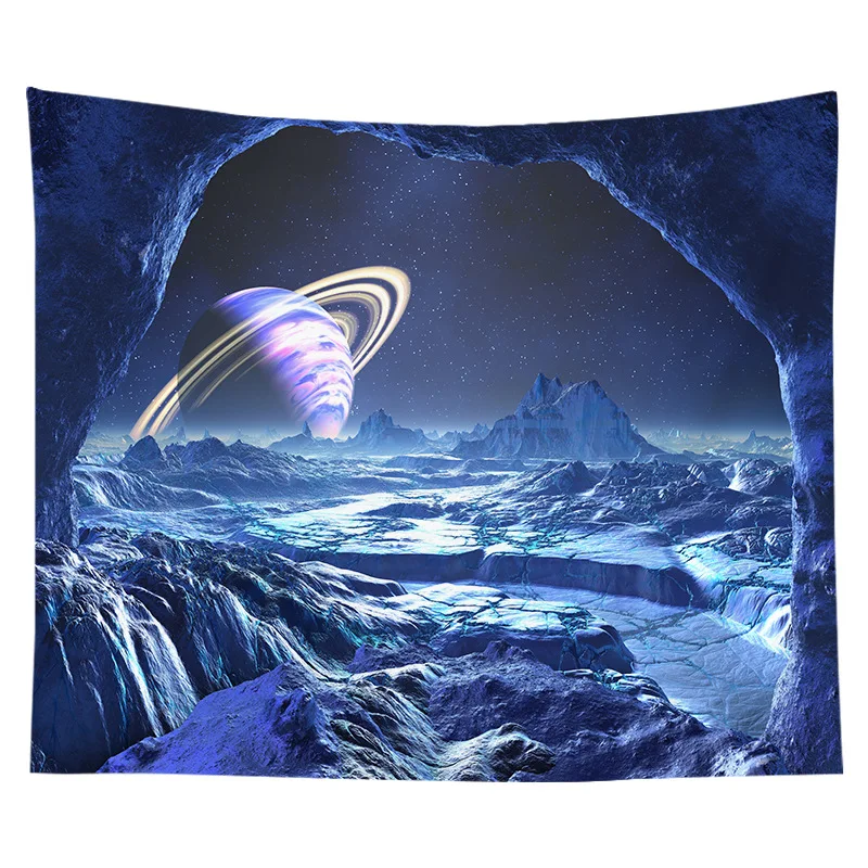 

New Space landscape Wall Hanging Tapestries Galaxy Sky Picture Decorative Tapestry Cloth Home Wall Decor Covering Yoga Mats