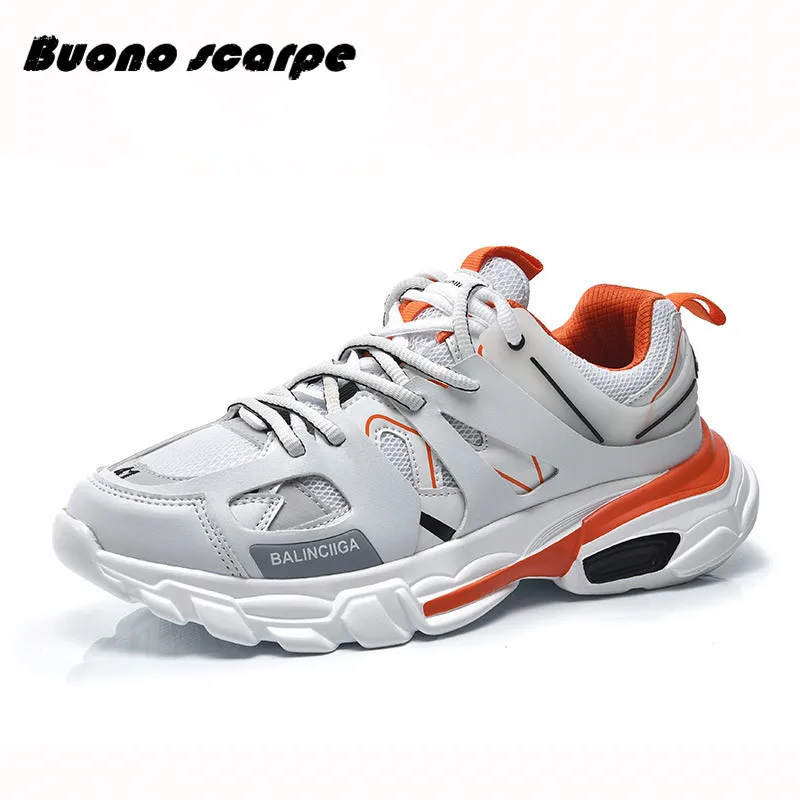 Buonoscarpe/Модные женские кроссовки трендовые мужские на толстой подошве женская