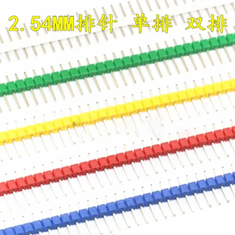 Бесплатная доставка 10 шт. медный штыревой разъем для мужской лампы 2*40 Φ 2 54 мм