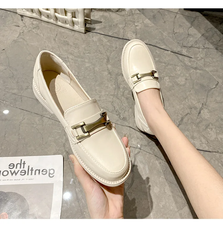 

Fashion women's shoes,small leathershoes,women'snewstylewomen'sshoes,flatbottom all-match single shoes, large size women's shoes