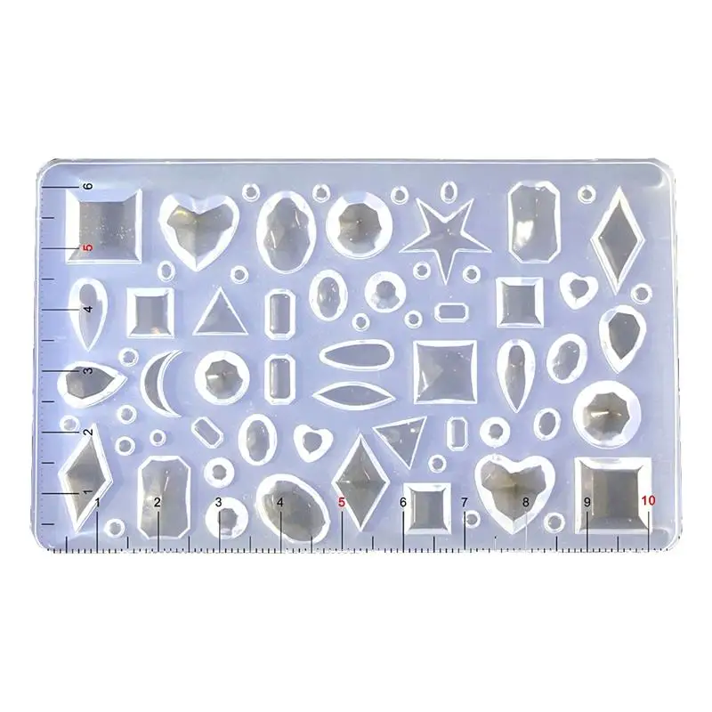 

Kapmore 1PCS Nail Art Mold 3D Decorative Silicone Nail Mold Diamond Model Nail Design Mold DIY Nail Art Template for Women