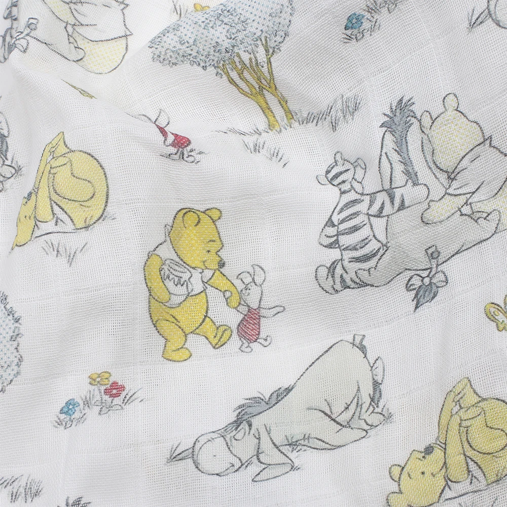 

2 Layer Pure Cotton Baby Blanket With Cartoon Pattern Suitable For Many Applications Childrens Muslin Carpet