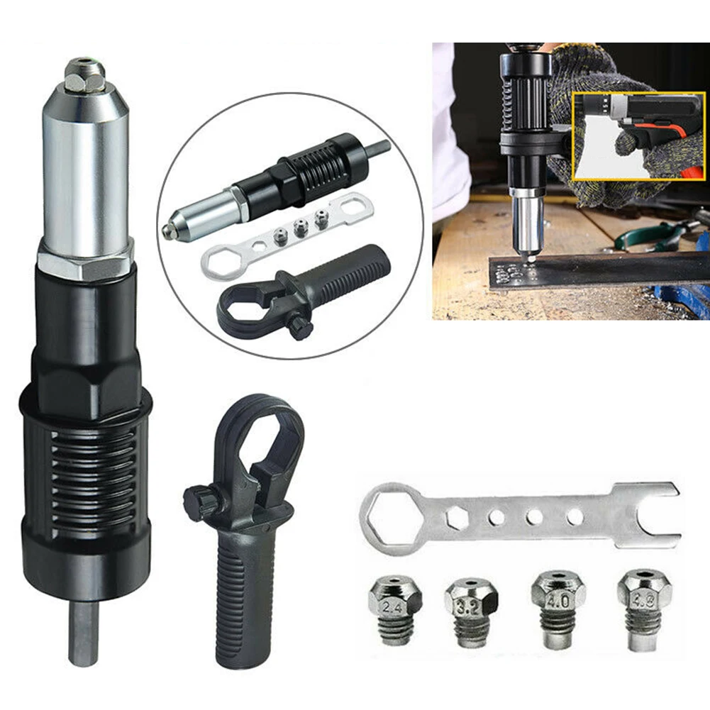 

Head Riveting Adapter Wrench Electric Nut Riveting Insert Tool Rivet For